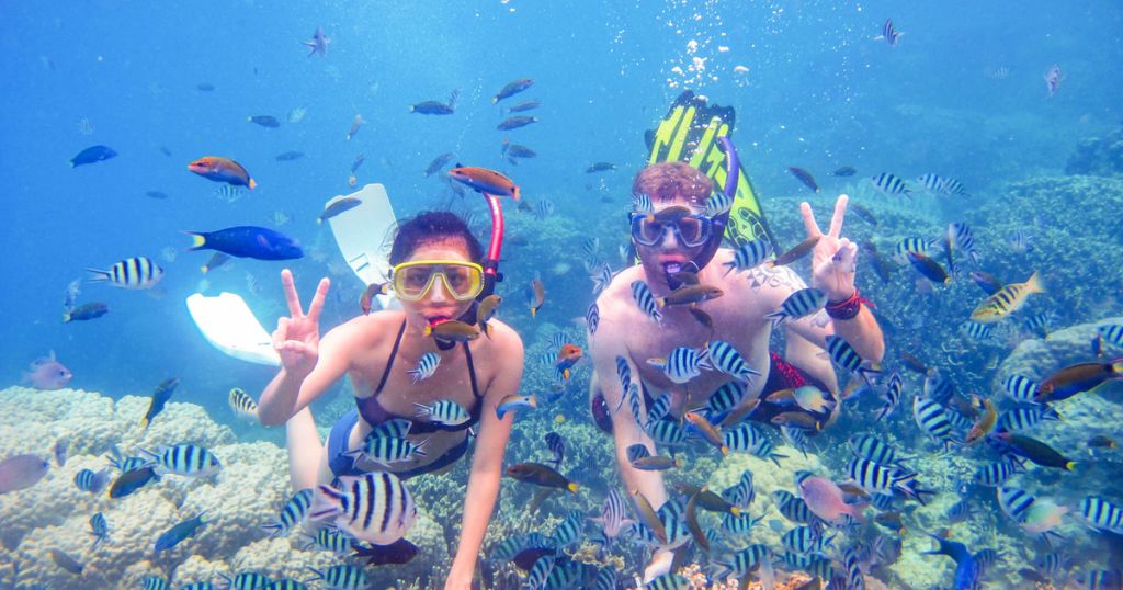 Tips berenang dengan snorkel