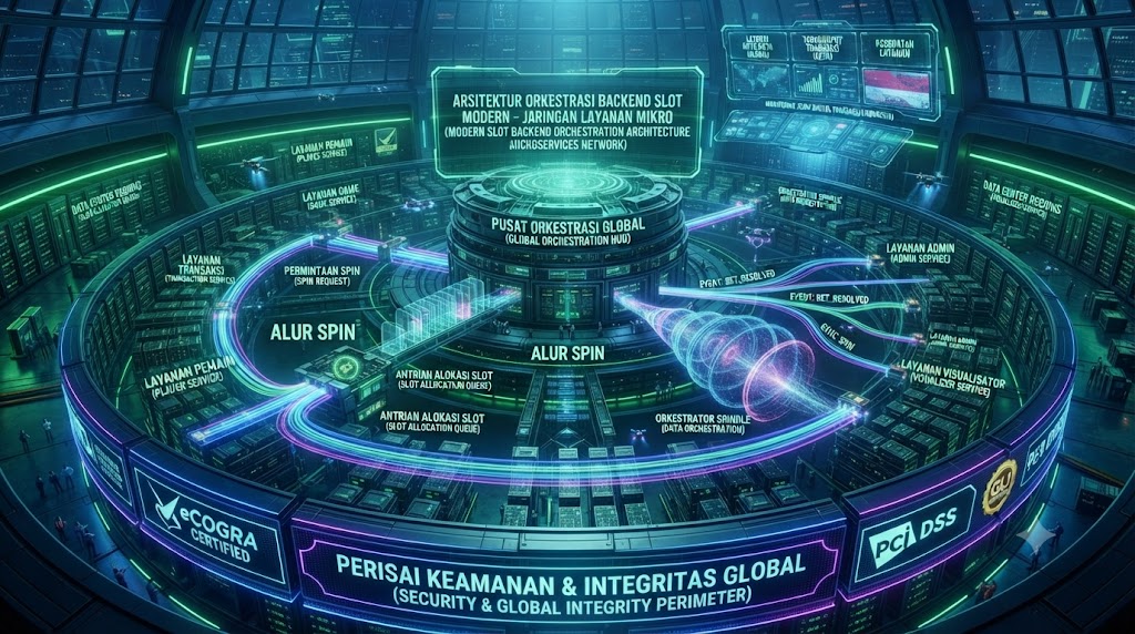Analisis efisiensi orkestrasi backend permainan slot modern