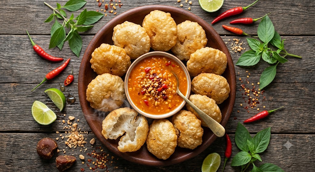 Panduan membuat cireng kenyal dengan bumbu rujak