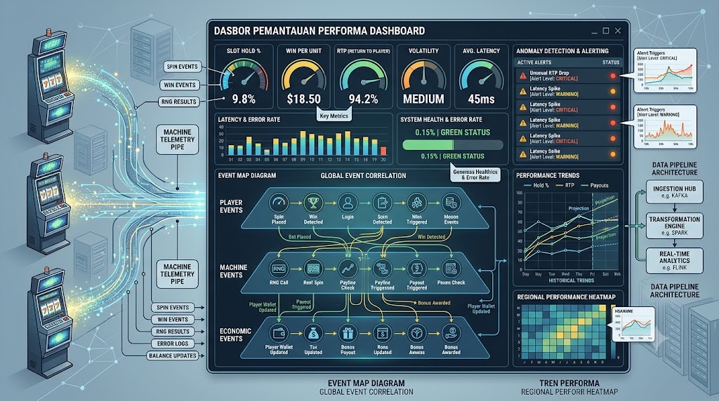 Strategi membangun sistem observasi performa platform slot